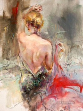 Mujer Painting - Reflexiones Emociones AR Impresionista